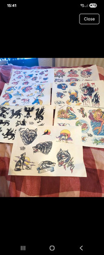 Tattoo flash sheets - tattoo,