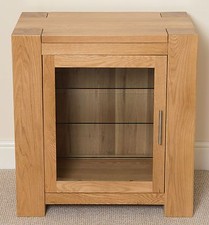 Kuba Solid Oak Media Storage Unit | Media Unit with Storage | Wooden Media Unit