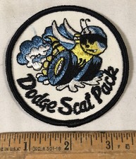 Vintage Dodge Scat Pack Superbee Logo Patch Automotive Challenger Charger Dart