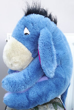 Disney Store Winnie The Pooh Eeyore Big Blue Plush Teddy Collectable