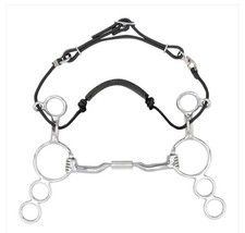 Myler Toklat 3-Ring Combination Bit with Low Port Comfort Snaffle.