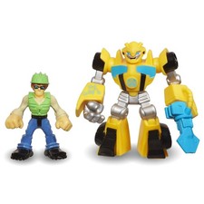 Playskool Heroes Transformers Rescue Bots BUMBLEBEE & GRAHAM BURNS Figures
