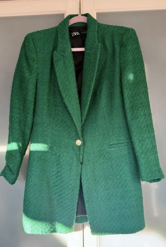 Zara women green - women's, boucle