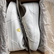 Lyle & Scott Mens White Canvas