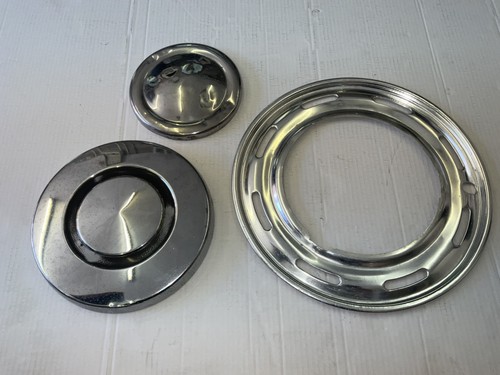 Vintage car wheel hubcaps - car,