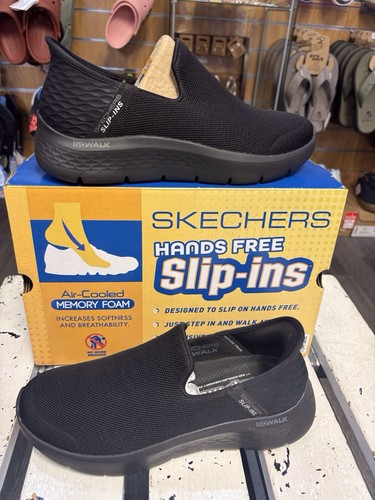 Black skechers mens slip ins - black,