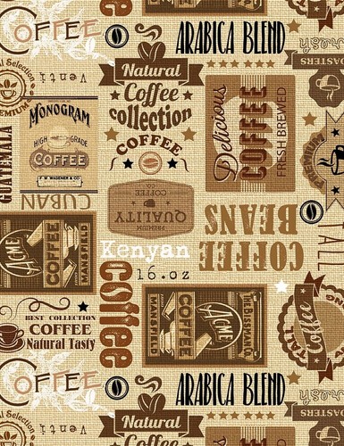 Food fabric beige brown - food,