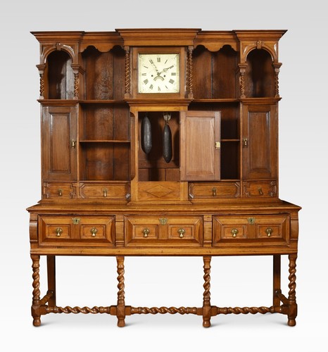 Jacobean style oak dresser - style,