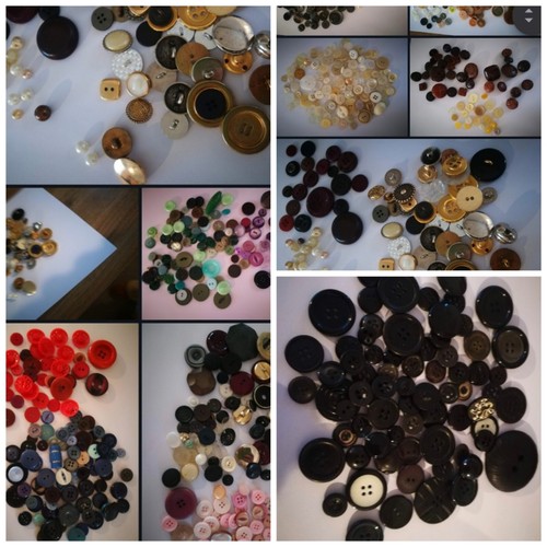 Vintage buttons bundle joblot - buttons,