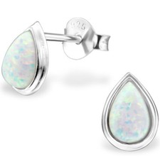 925 Sterling Silver drop pear