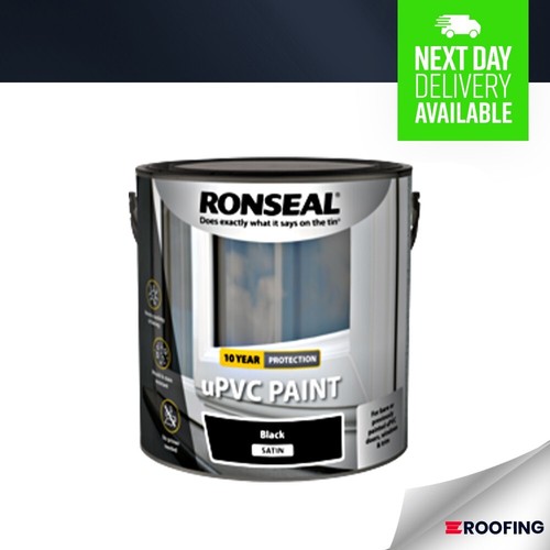 Ronseal upvc paint black - ronseal,