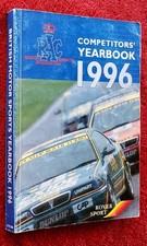 1996 RAC British Motor Sports COMPETITORS YEARBOOK Rules Regs Circuits Directory