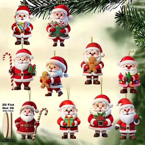Wooden santa claus - wooden,