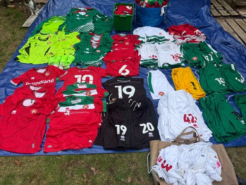 Walsall match worn kit - fc,