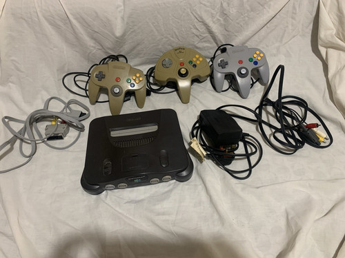 Nintendo black console - nintendo, 64