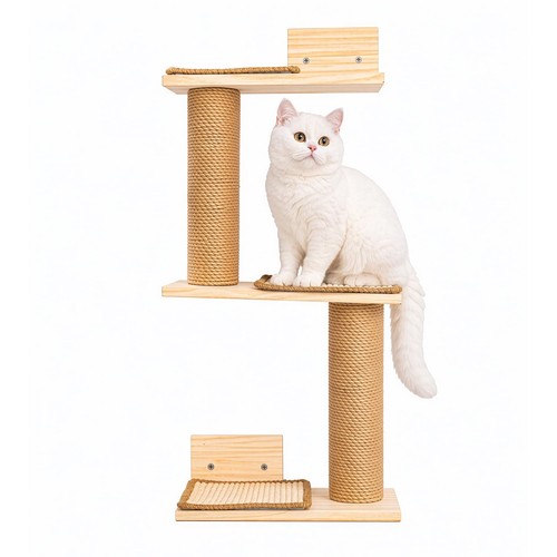 Wall mounted cat tree - wall, with