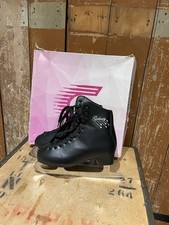 SFR Galaxy Figure Ice Skates Black UK 4 Classic High Top Full Lace Recreational