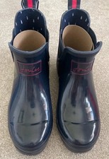 Joules Women  Wellibob  Ankle Wellies  -navy  gloss - Adult 7