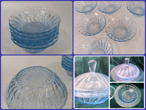 Bagley glass blue - bagley,