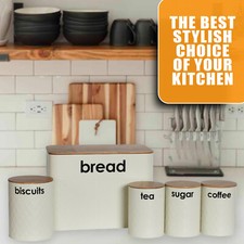 5Pcs Kitchen Storage Tins