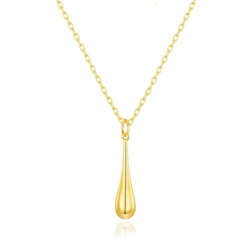 18k gold plated teardrop - 18k,