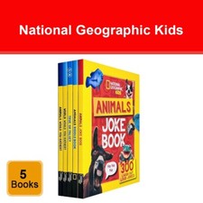 National Geographic Kids A Fun-Filled Family Game Animals 5 Books Collection Set