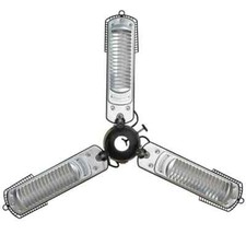 Zanussi 2Kw Hanging Parasol Patio Heater Black stainless steel  ZPPTH1