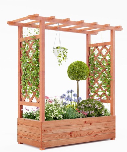 Elevated wooden raised - wooden, garden