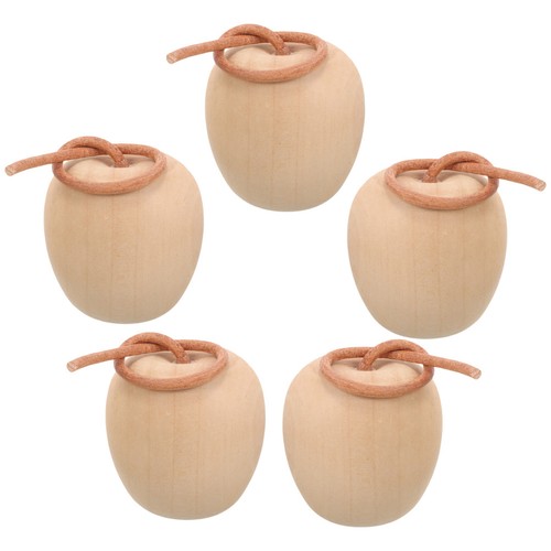 Pcs apple decorations wood - pcs,