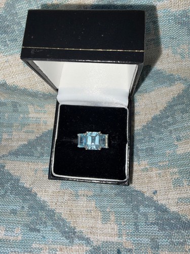 Emerald cut stone - 3, topaz