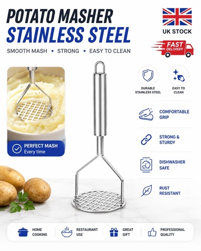 Potato masher stainless steel - potato,