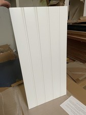 White Kitchen Wall End Panel