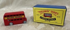 Matchbox Series No.5 A Moko Lesney - Red Double Decker Bus - Boxed