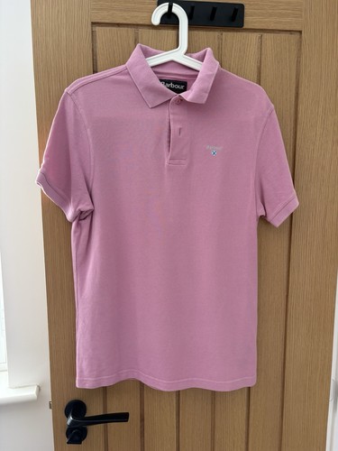 Barbour pink polo shirt - barbour, t