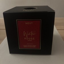 NEXT NEW WINTER ROUGE INTENSE BOXED LUXURY SCENTED CANDLE 500G - IMPERFECT BOX