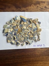 GENUINE BLUE AND WHITE CORNISH SEA POTTERY/china/ Ceramics, crafting, mosaics. 