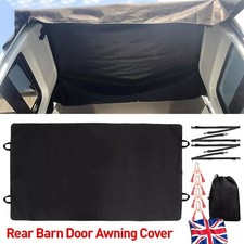 UNIVERSAL REAR BARN DOOR AWNING COVER Waterproof Sunshade Cover Van Rear Shade