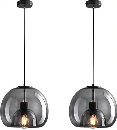 Smokey black glass double - glass,
