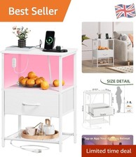 Multi-Functional White Leather