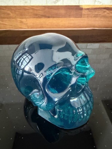 Handmade translucent teal - translucent,