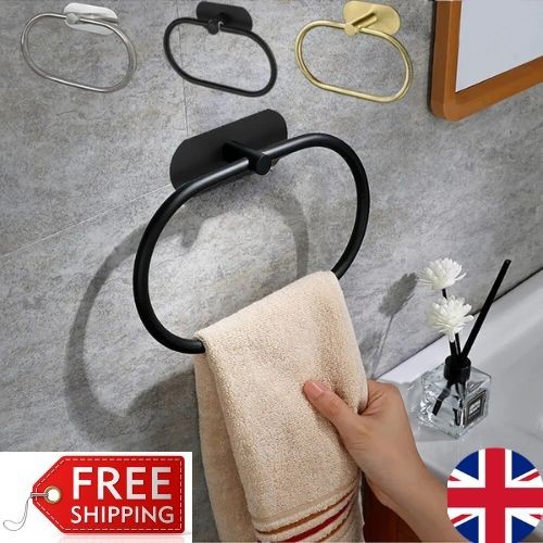 Bathroom towel ring - bathroom, rack
