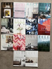 Elle Decoration Magazines 2016 Bundle x 14 Complete Run Interior Design Guides