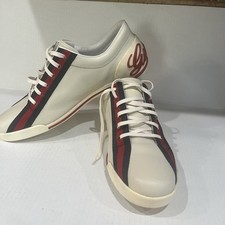 RARE GUCCI SCRIPT WEB STRIPE