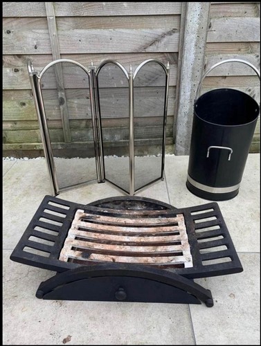 Fire grate including ash pan - fire,