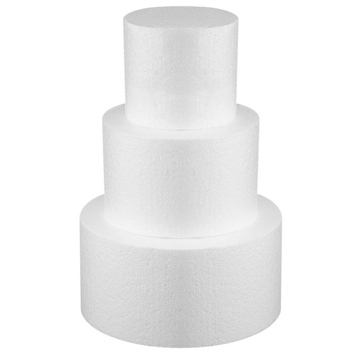 Pcs polystyrene cake tiers - 3,