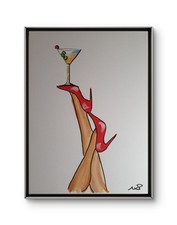 MARTINI HIGH HEELS 12x16