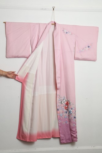 Vintage japanese kimono - kimono, floral