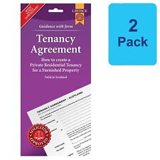 2 x LawPack Furnished Tenancy Agreement (Scotland) Guidance With Form Paperback