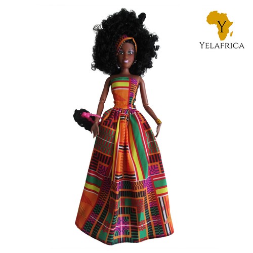 African black barbie fashion - black,