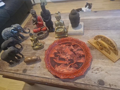 Job lot buddha and - and, elephant